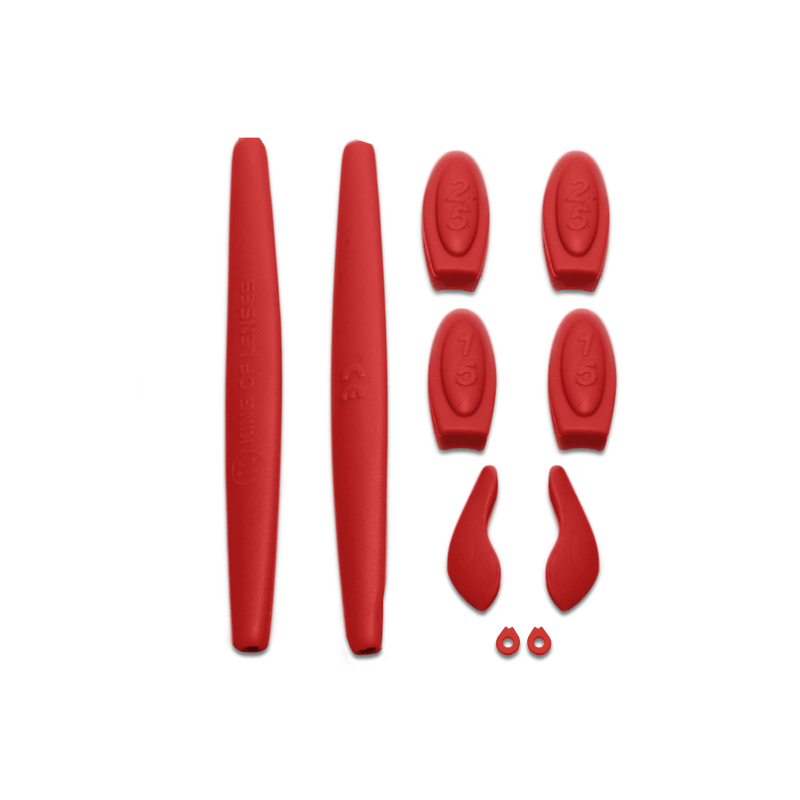 Kit de borracha para a linha X-METAL | VERMELHO