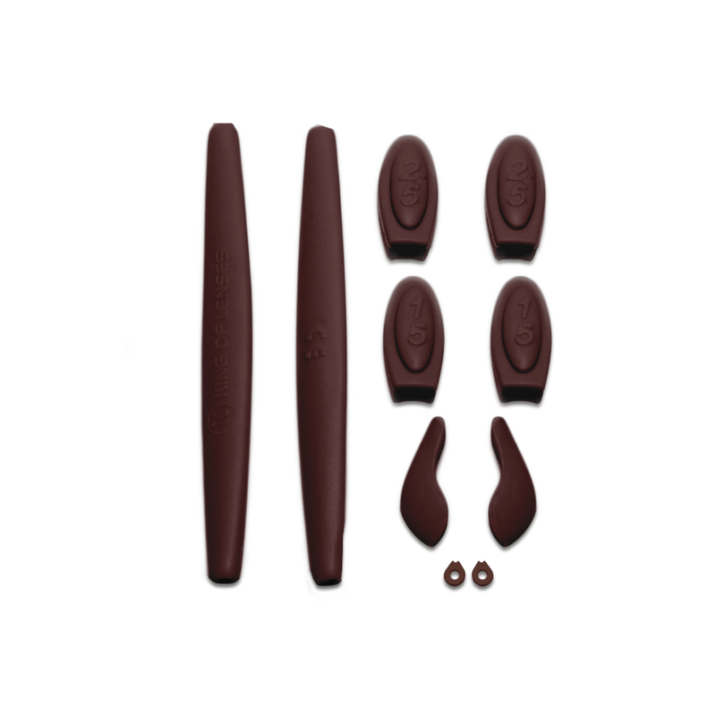 Kit de borracha para a linha X-METAL | MARROM