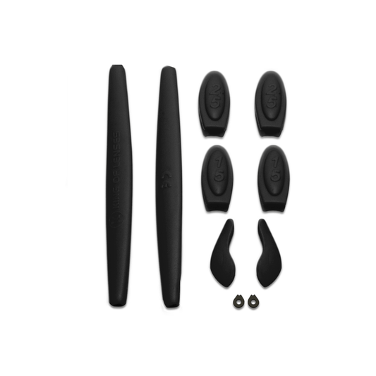 Kit de borracha para a linha X-METAL | PRETO