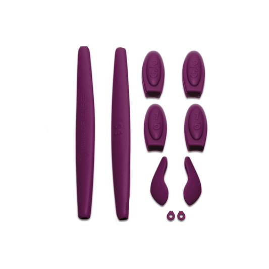 Kit de borracha para a linha X-METAL | ROXO