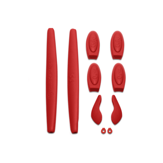 Kit de borracha para a linha X-METAL | VERMELHO